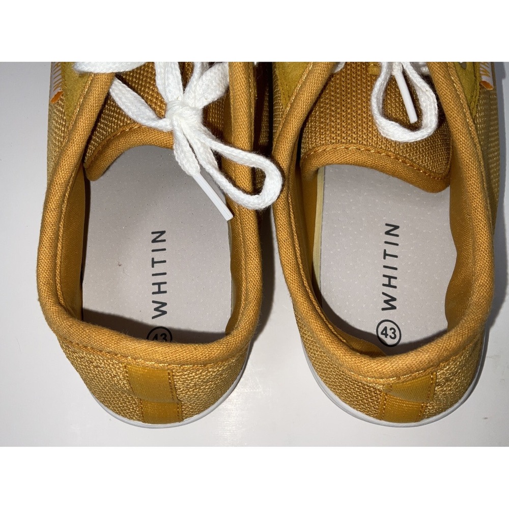 NWOB Men's Whitin Minimalist Barefoot Zero Drop Sole Sneakers - Yellow - Size 10 - Picture 8 of 9